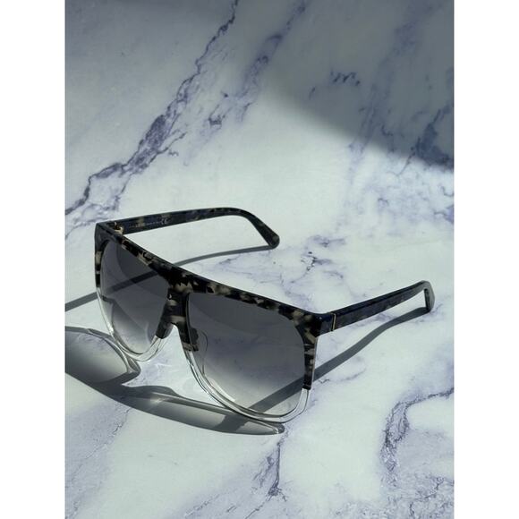 NEW Loewe LW40001F Filipa Sunglasses in Grey Blue Havana main image 4
